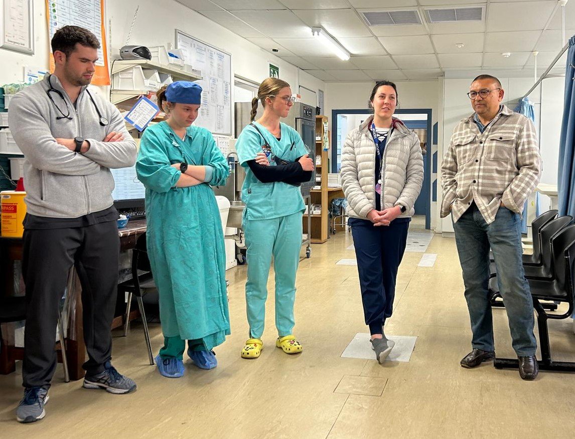 Medical students at Mossel Bay Hospital